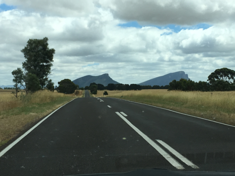 Grampians National Park - weg naar de Grampians