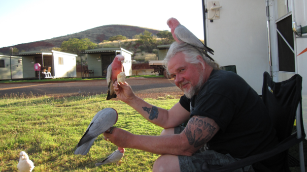 Western Australia - Feeding the birds