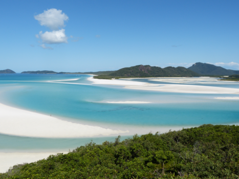 Queensland - Hill Inlet & Whitehaven Beach, Whitsunday Island.