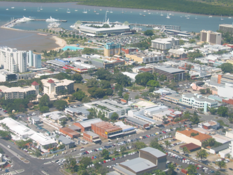 Queensland - Landing ingezet naar het vliegveld van Cairns