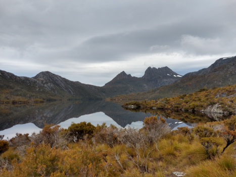 Tasmanië - Een droom in spiegelbeeld..Dove Lake Cradle Mountain