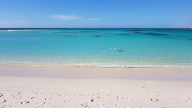 Exmouth - Chillen in de zee