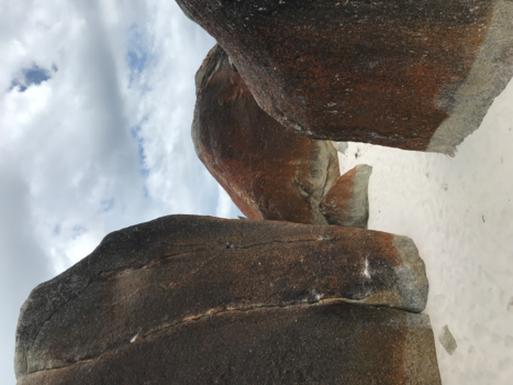 Christmas Island - Big Stones on Tidal river