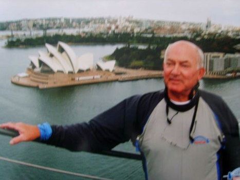Sydney Harbour Bridge - view over sydney