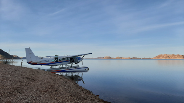 Kimberley (Australië) - Watervliegtuig midden op Lake Argyle, East Kimberley