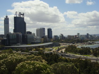 Perth - Perth stad, uitzicht vanaf Kings Park