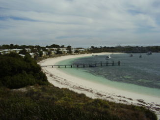 Perth - 1 van de vele mooie strandjes op Rottnest Island