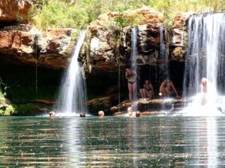 Karijini National Park - een van de pools en waterval