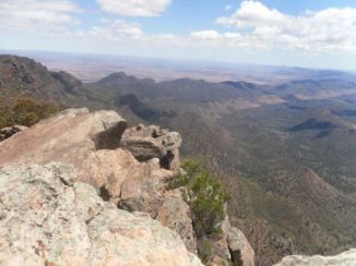 Flinders Ranges National Park - On top of the mountain.
