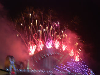 Australie - oud en nieuw harbour bridge