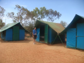 Australie - Alice Spring Onze slaapplaats
