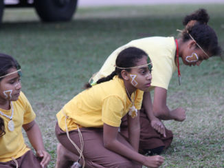 Australie - Cairns, oorspronkelijk bewoners van de streek, Aboriginals.