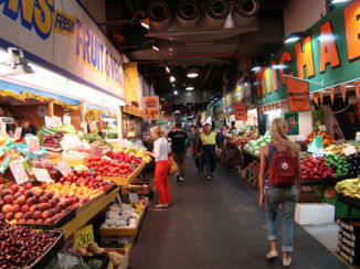 Australie - De (overdekte) markt in Adelaide.