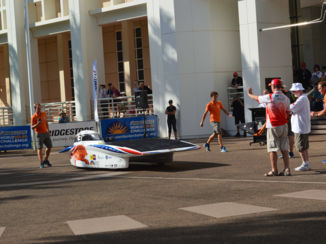 Australie - World Solar Challance, de start van Nuna