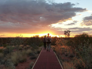 Australie - Zonopkomst Olga's gezien