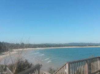 Byron Bay - uitzicht vanaf het oostelijkste puntje van Australie over Byron bay