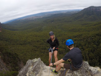 Australie - Abseilen in the Blue Mountains