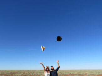 Outback - Being silly in the desert