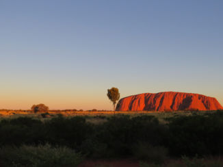 Outback - Uluru at sunset