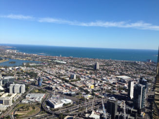 Australie - Uitzicht over Melbourne vanaf Eureka tower