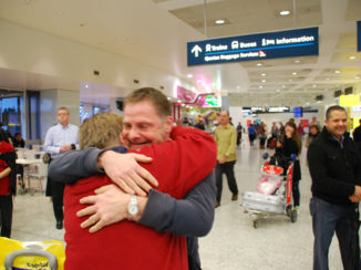 Australie - na 6 maand 1 van je kids weerzien op sydneyairport,zoonlief was op vakantie