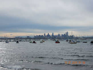 Victoria (Australië) - Uitzicht op Melbourne vanaf Altona