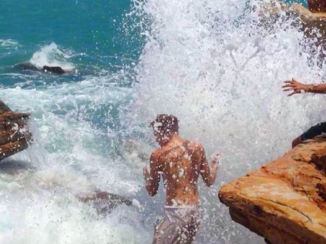 Australie - De zee bij Broome kan erg wild zijn