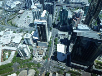 Australie - Melbourne the Edge in 40 seconde naar level 88 op 385 meter hoog en met een  vieuw van 360 graden