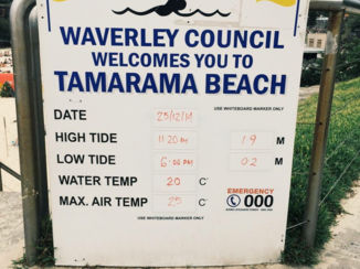 Bondi Beach - No Flags No Swim