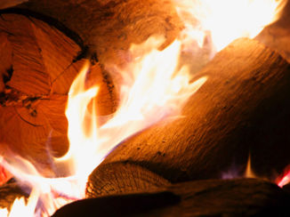Northern Territory - brandend hout