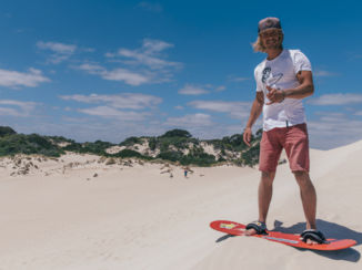 Kangaroo Island - Sand boarding