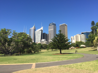 Sydney - CBD vanaf het park