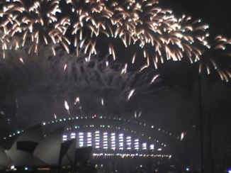 Australie - nieuwjaars vuurwerk in Sydney