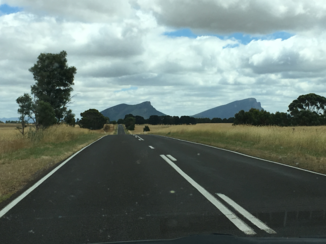 Grampians National Park - weg naar de Grampians